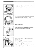 Preview for 8 page of Bosch BSG81 Series Use And Care Manual