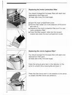 Preview for 14 page of Bosch BSG81 Series Use And Care Manual