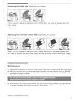 Preview for 17 page of Bosch BSG81 Series Use And Care Manual