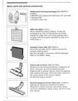 Preview for 18 page of Bosch BSG81 Series Use And Care Manual