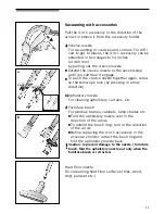 Preview for 11 page of Bosch BSG813 Series Use And Care Manual