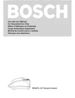 Bosch BSG813..UC Series Use And Care Manual preview