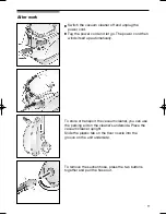 Preview for 11 page of Bosch BSG81396UC - Ultra Series Canister Vacuum Use And Care Manual