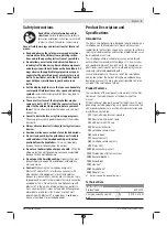 Preview for 9 page of Bosch BSP3200 Original Operating Instructions