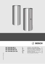 Bosch BST 500-1000/120 Sr Installation And Maintenance Instructions Manual preview