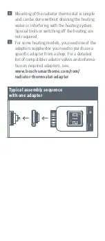 Preview for 7 page of Bosch BTH-RA Quick Instructions