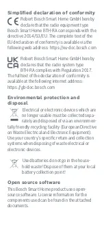 Preview for 9 page of Bosch BTH-RA Quick Instructions