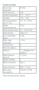 Preview for 10 page of Bosch BTH-RA Quick Instructions