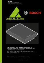 Предварительный просмотр 1 страницы Bosch BULLS KIOX300 Translation Of Original Operating Instructions