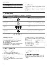 Предварительный просмотр 6 страницы Bosch BVE9101B1 User Manual And Installation Instructions