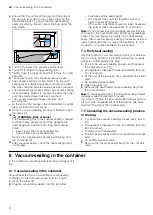 Предварительный просмотр 8 страницы Bosch BVE9101B1 User Manual And Installation Instructions