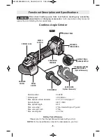 Предварительный просмотр 9 страницы Bosch CAG180 Operating/Safety Instructions Manual