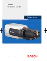Bosch Camera Reference Manual preview