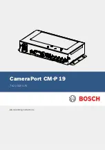 Bosch CameraPort CM-P 19 Operating Instructions Manual preview