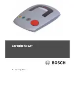 Bosch Carephone 52+ Operating Manual preview