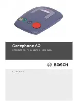 Bosch Carephone 62 CRS-H62M-GB User Manual preview