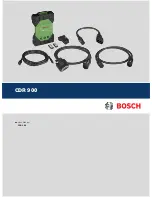 Bosch CDR 900 User Manual предпросмотр