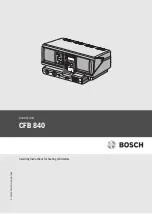 Предварительный просмотр 1 страницы Bosch CFB 840 Servicing Instructions