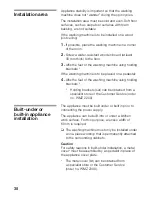 Предварительный просмотр 38 страницы Bosch Classixx 1200 Instruction Manual