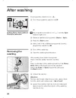 Preview for 20 page of Bosch Classixx 1400 Express WFO2867GB Instruction Manual And Installation Instructions