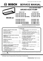 Preview for 1 page of Bosch CLC6001i 25 E Service Manual