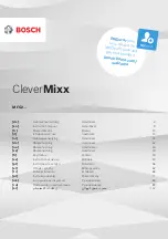 Bosch CleverMixx MFQ2210Y/01 Instruction Manual preview