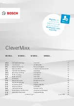 Preview for 1 page of Bosch CleverMixx MSM14 User Manual