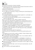 Предварительный просмотр 10 страницы Bosch CleverMixx MSM14 User Manual