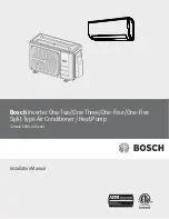 Bosch Climate 5000 AA Series Installation Manual preview