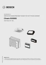 Bosch Climate 5000 MS 18 Installation Manual preview