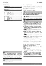 Предварительный просмотр 2 страницы Bosch Climate 5000 SCI 18 CAS/ OU- OUE Owner'S Manual