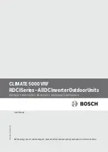 Предварительный просмотр 1 страницы Bosch CLIMATE 5000 VRF RDCI10/28-3 User Manual