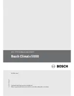 Bosch Climate 5000 Installation Manual preview