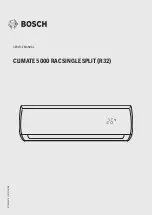 Bosch Climate 5000 Service Manual предпросмотр