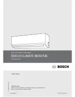 Предварительный просмотр 1 страницы Bosch Climate 8000 RAC Installation Manual