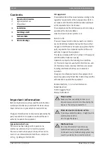 Preview for 2 page of Bosch CM-A 19 Operating Instructions Manual