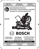 Bosch CM12SD Operating/Safety Instructions Manual предпросмотр