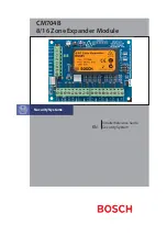 Preview for 1 page of Bosch CM704B Installer'S Reference Manual