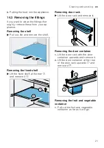 Preview for 21 page of Bosch CMC33WT5NI User Manual