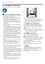 Предварительный просмотр 34 страницы Bosch CMG633B.1A User Manual And Installation Instructiions