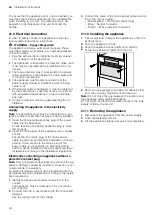 Предварительный просмотр 44 страницы Bosch COA565GS0A User Manual And Installation Instructions