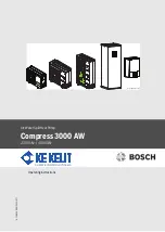 Bosch Compress 3000 AW Operating Instructions Manual preview