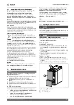 Preview for 31 page of Bosch Condens 7000 F Installation And Maintenance Instructions For The Contractor