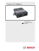 Preview for 1 page of Bosch Conettix ITS-D6686-UL Installation Manual