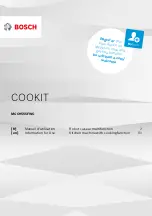 Предварительный просмотр 1 страницы Bosch Cookit Information For Use