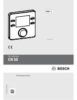 Bosch CR 50 Operating Instructions Manual предпросмотр