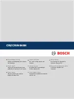 Bosch CRI 848H Original Instructions Manual предпросмотр