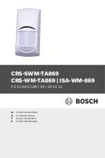 Preview for 1 page of Bosch CRS-SWM-TA869 Installation Manual