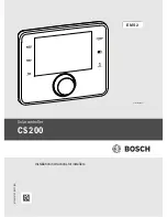 Bosch CS 200 Installation Instructions For Installers предпросмотр