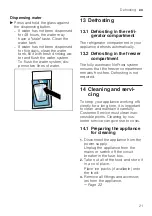 Предварительный просмотр 21 страницы Bosch CTC29S04DI User Manual